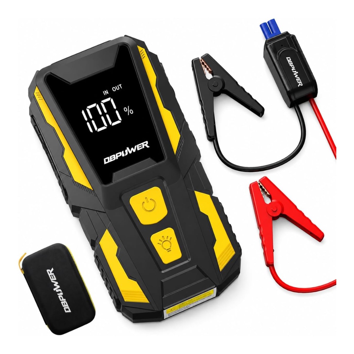 DBPOWER 5000A Jump Starter, 74Wh 12V Portable Jump Box with Display