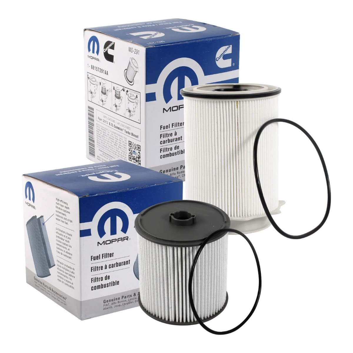 Mopar Fuel Filter Set (68157291AA) (68436631AA)