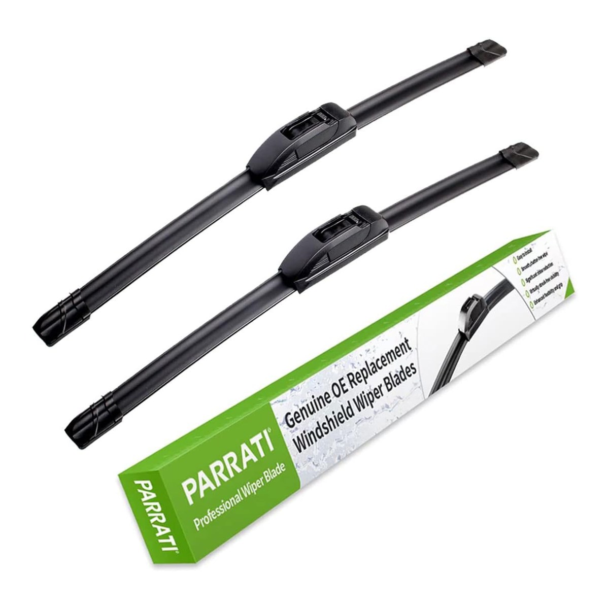 PARRATI 26" + 16" Premium All-Season Windshield Wiper Blades (Set of 2)