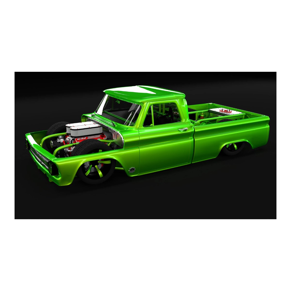 1:25–1:24 Scale Upgrade Kit for Revell 1966 Chevrolet Fleetside