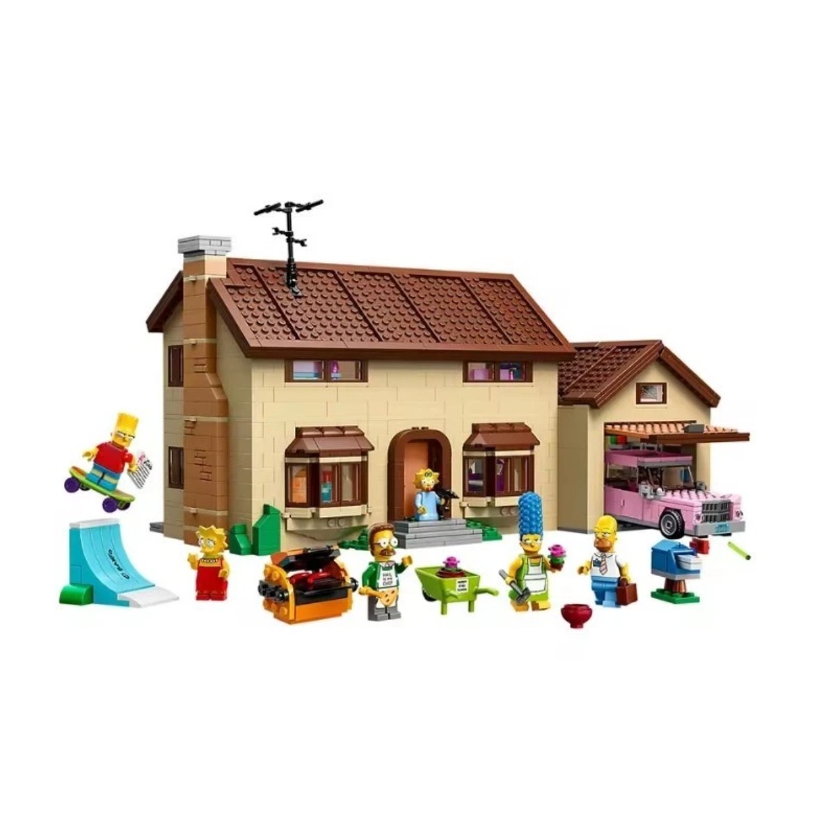 The Simpsons House Unbranded Building Block Set (2523 PCS)